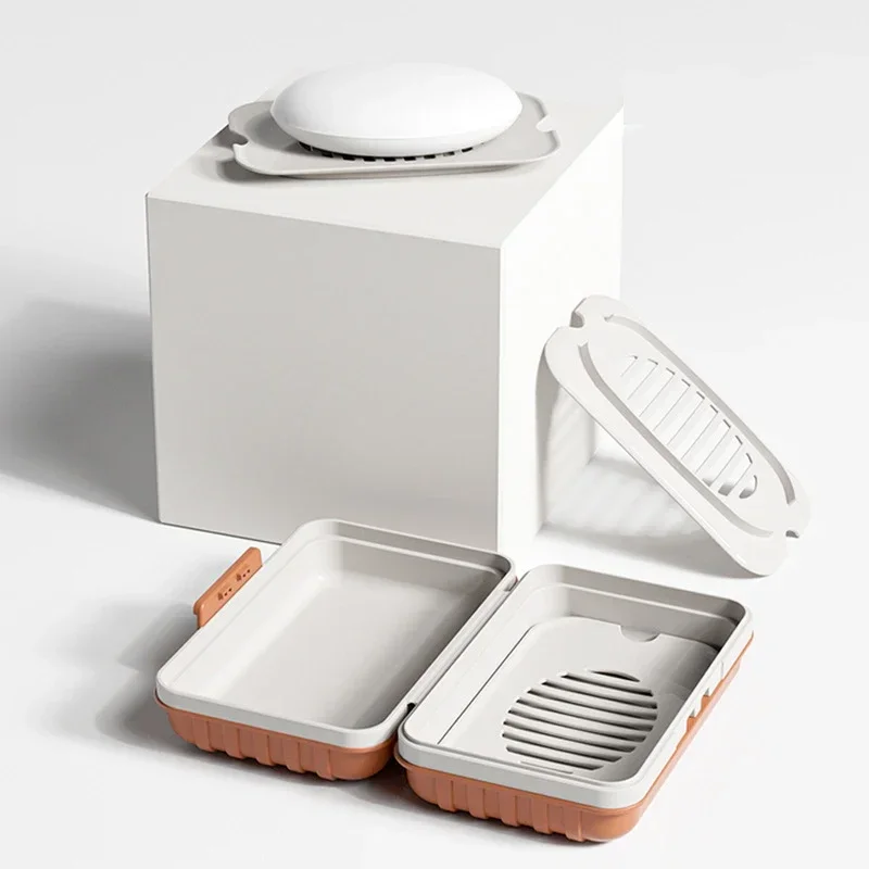 Plastic Soap Dish with Lid for - Home Essentials Bathroom Storage ulasan dan harga