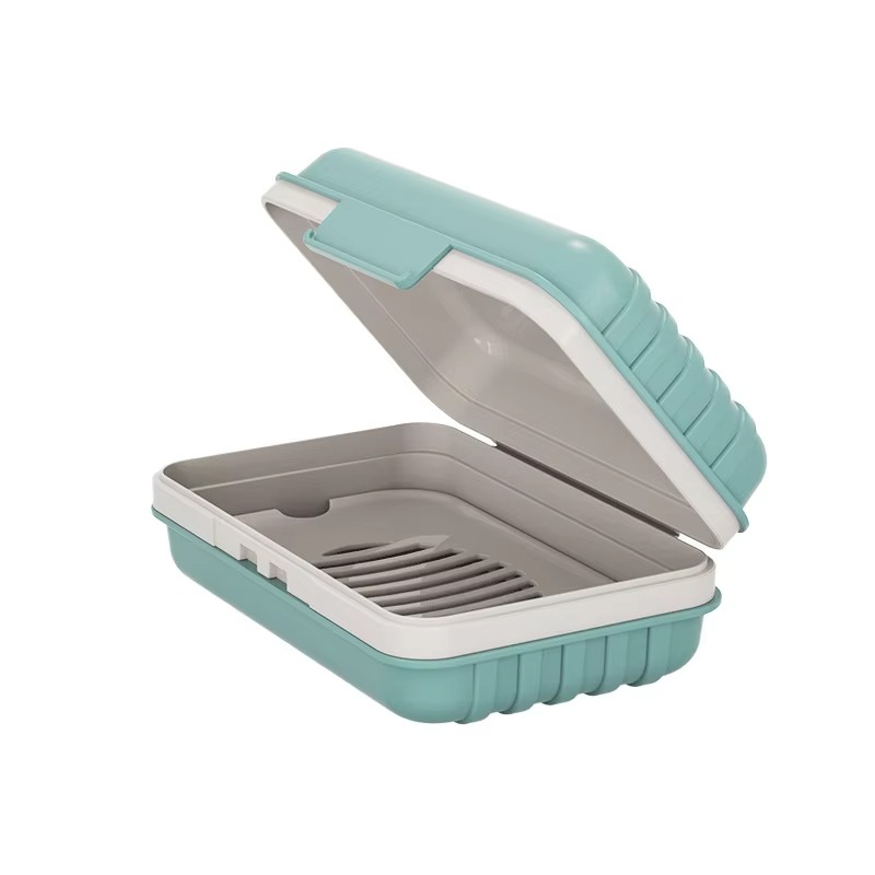 Plastic Soap Dish with Lid for - Home Essentials Bathroom Storage ulasan dan harga