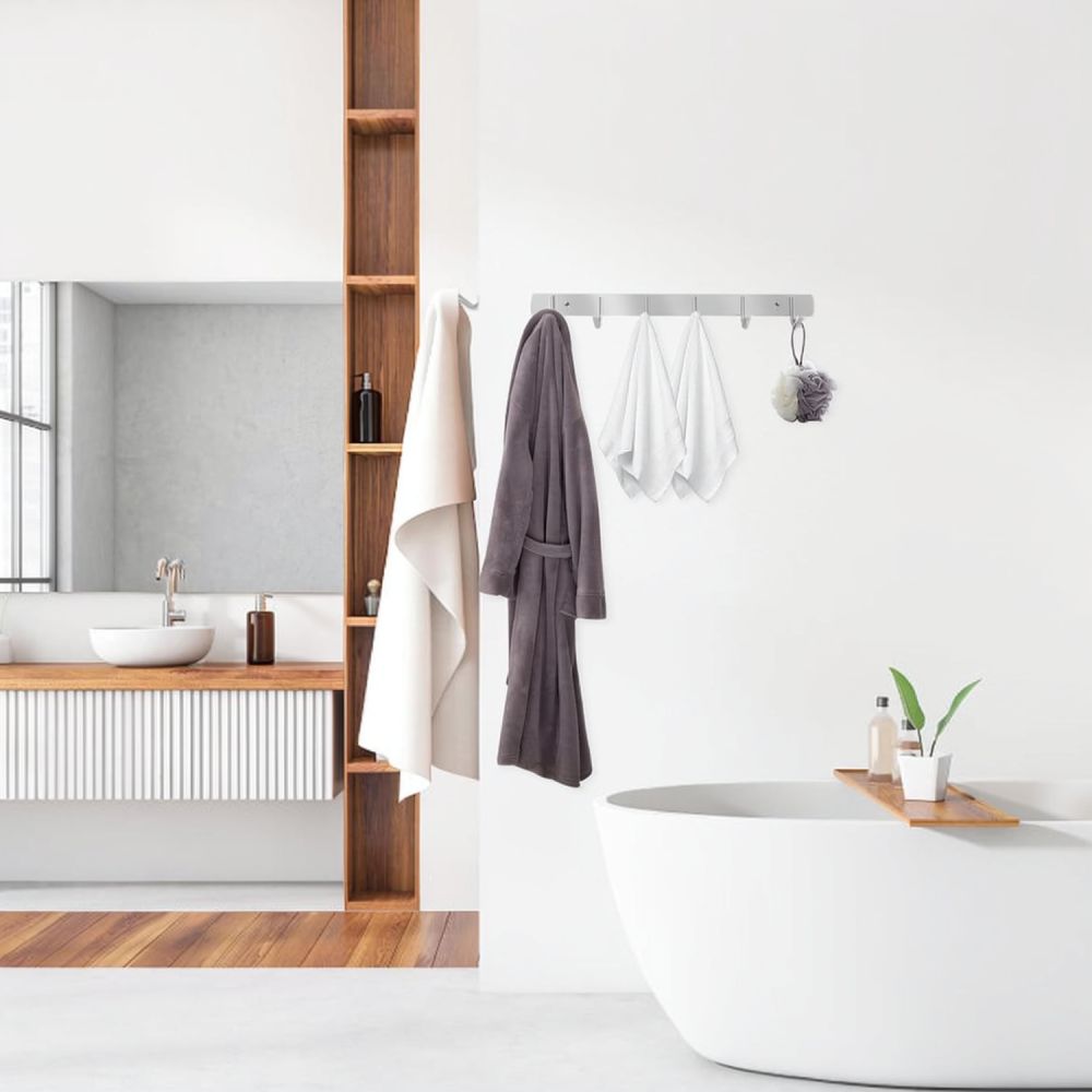 Versatile Stainless Steel Hang - Home Bathroom Organizer ulasan dan harga