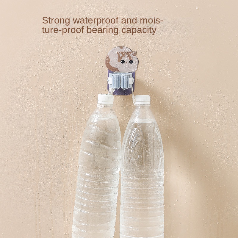3/4PCS Mop Holder Self-adhesiv - Home Edit Bathroom Storage ulasan dan harga