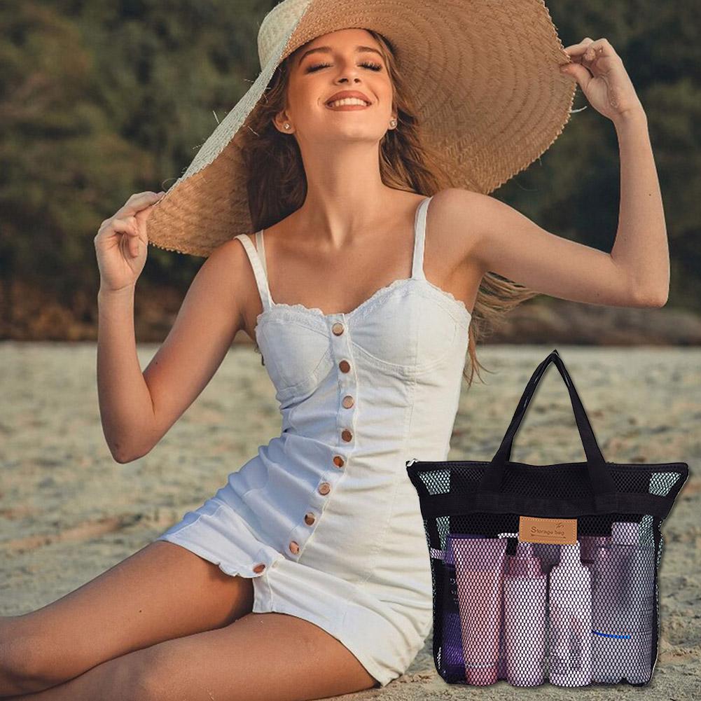 Mesh Makeup Toiletry Storage B - Home Bathroom Organizer ulasan dan harga
