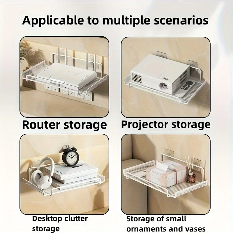 No‑Drill Wall Mount Router She - Home Bathroom Organizer ulasan dan harga