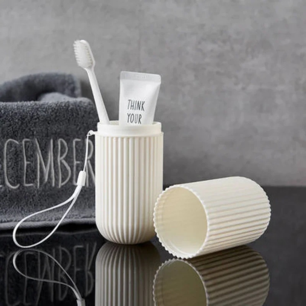 Travel Portable Toothbrush Cup - Home Edit Bathroom Storage ulasan dan harga