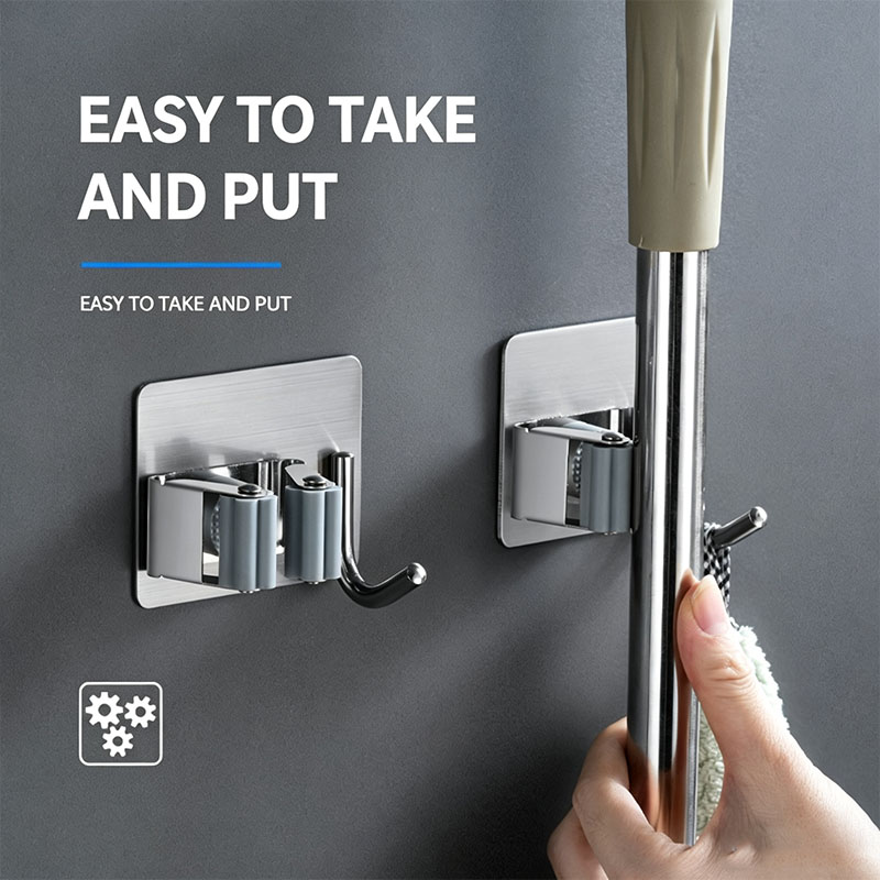 Adhesive Wall Hanging Multi Pu - Home Bathroom Organizer ulasan dan harga