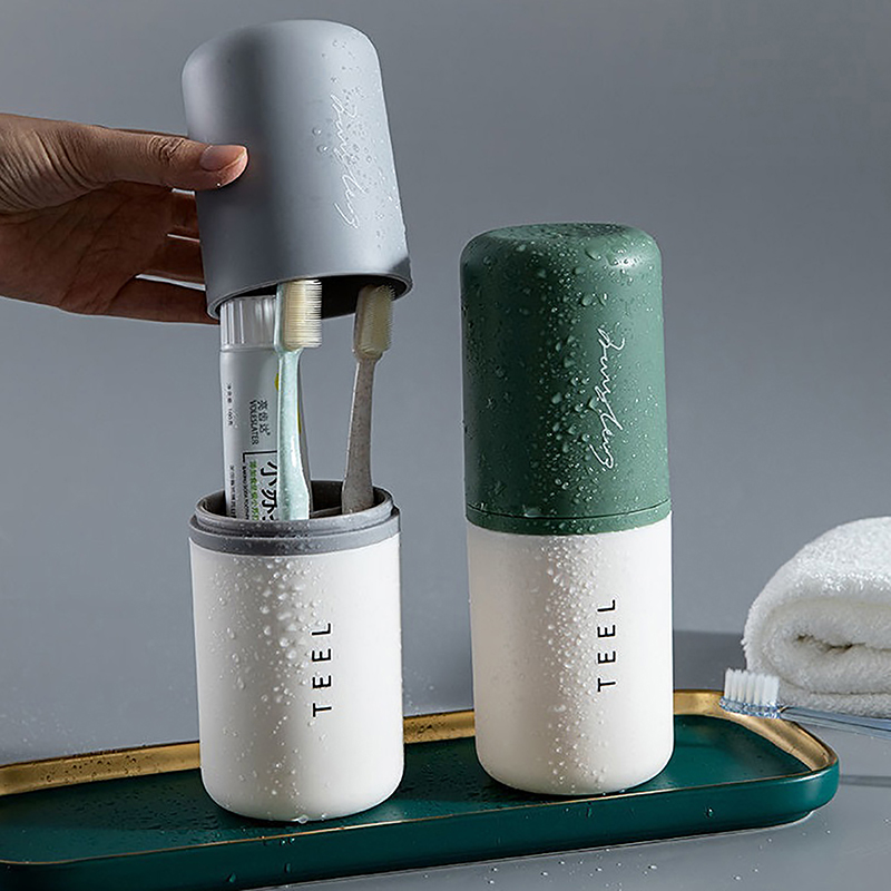 1pc Portable Toothbrush Holder - Home Edit Bathroom Storage ulasan dan harga