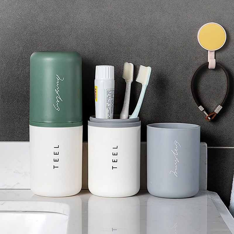 1pc Portable Toothbrush Holder - Home Edit Bathroom Storage ulasan dan harga