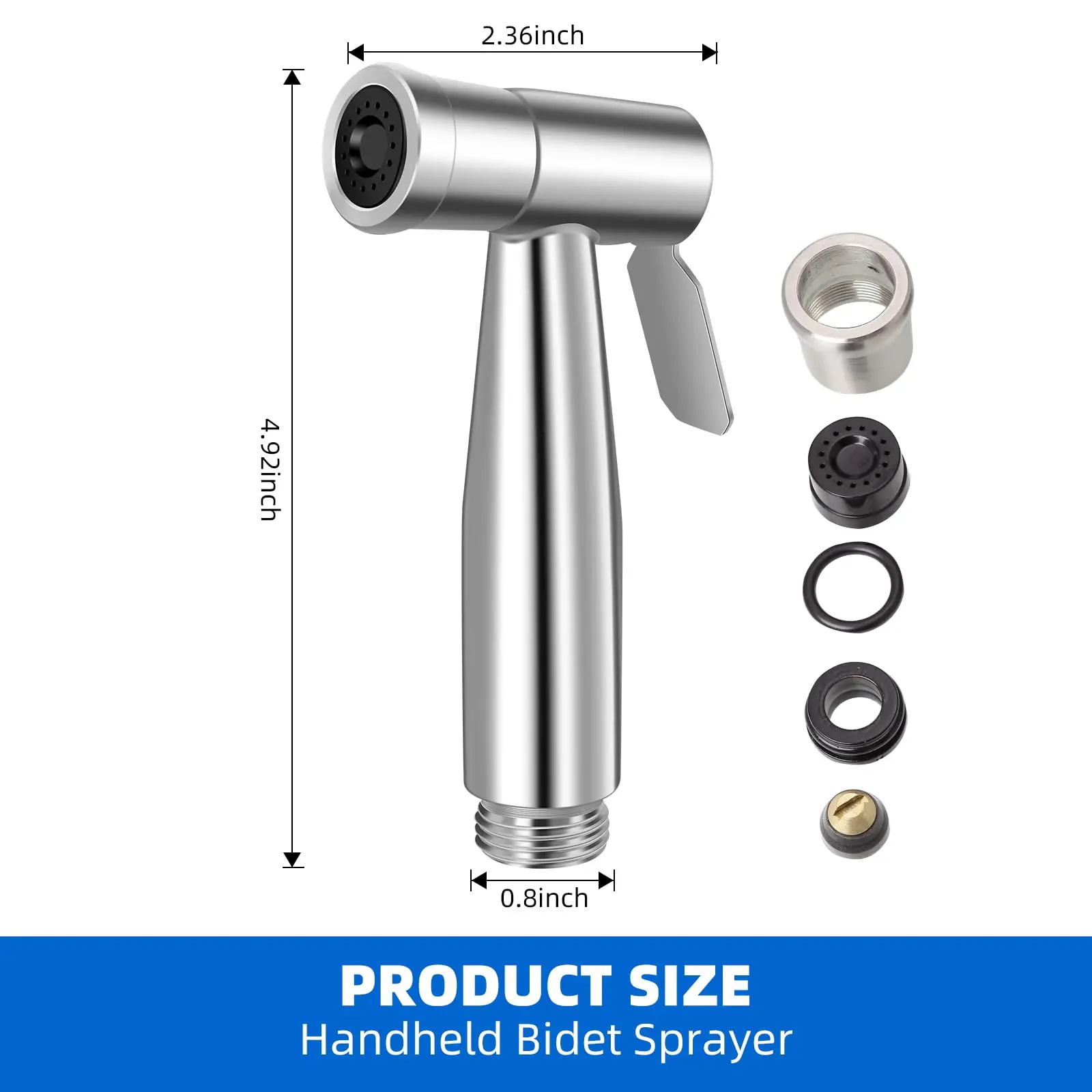 Portable Handheld Bidet Spraye - Plunger Toilet ulasan dan harga